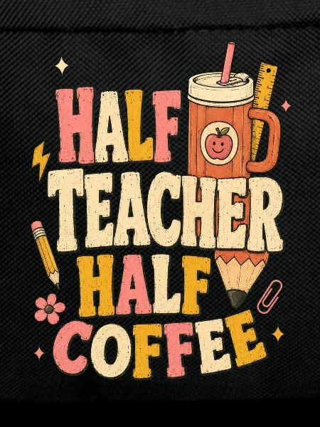Half Teacher Half Coffee