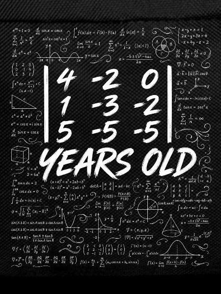 30. Jubiläum. Determinantenmatrix-Mathematik-Nerd lustig