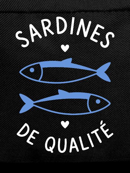 Quality Sardines – Blue Illustration