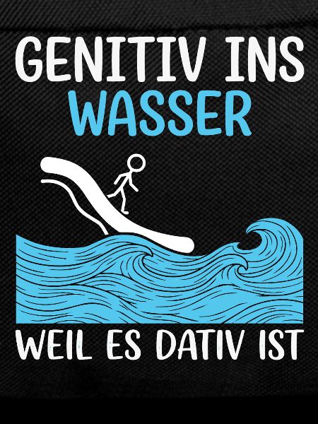 Genitiv ins Wasser Surfwitz