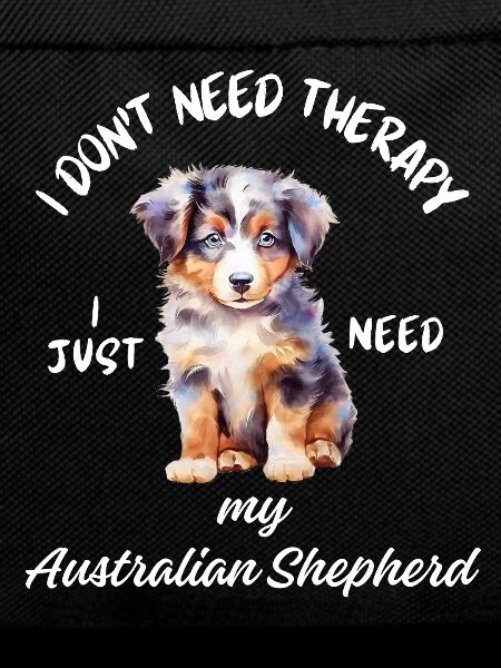 Lustiger Australian Shepherd Welpe