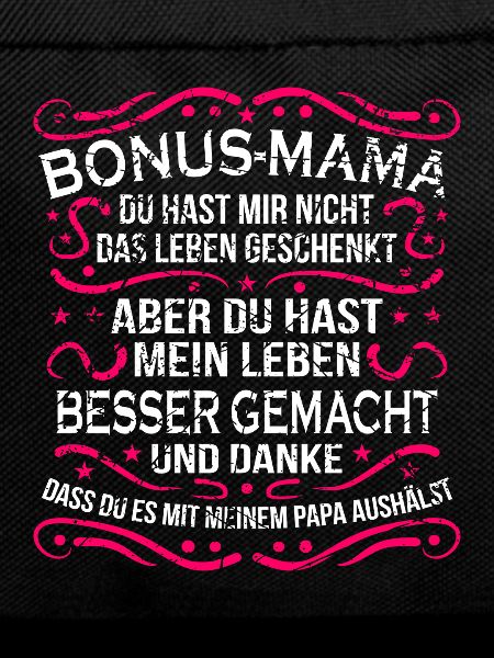 Bonus Mama Stiefmutter Geschenk Beste Stiefmama