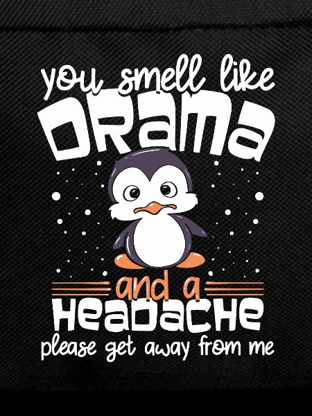 Drama Kopfschmerz Pinguin Tee
