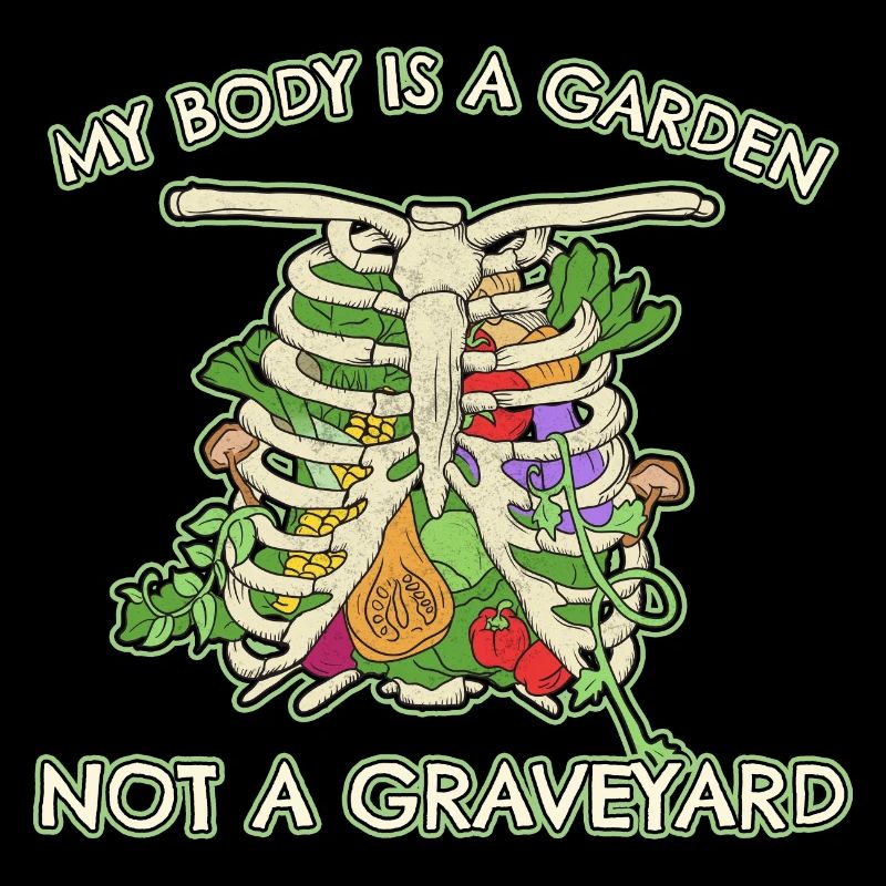 Vegan Vegetarier Pflanzlich Garten I Geschenk