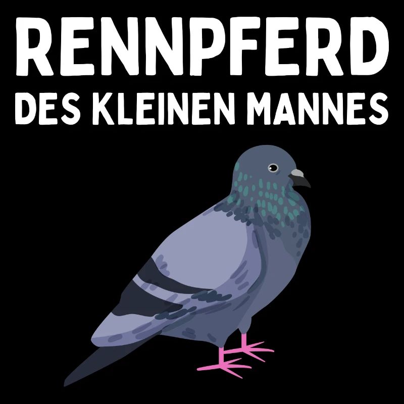 Rennpferd des kleinen Mannes Brieftaube Geburtstag