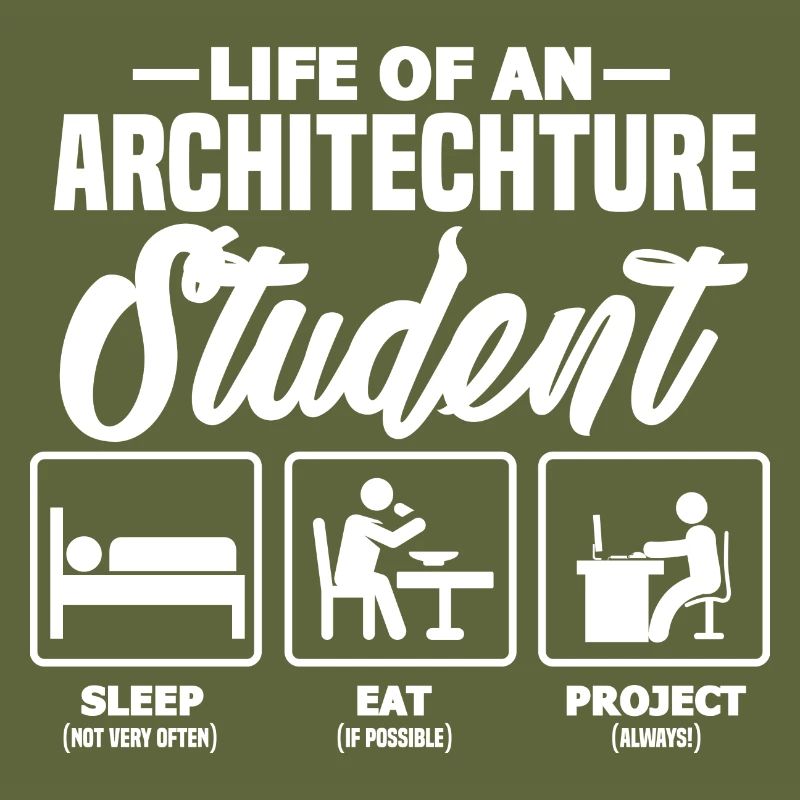 Architekt Student Architektur Schule Geschenk