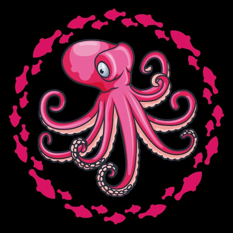 Large purple octopus