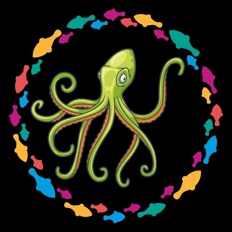 Green octopus octopus
