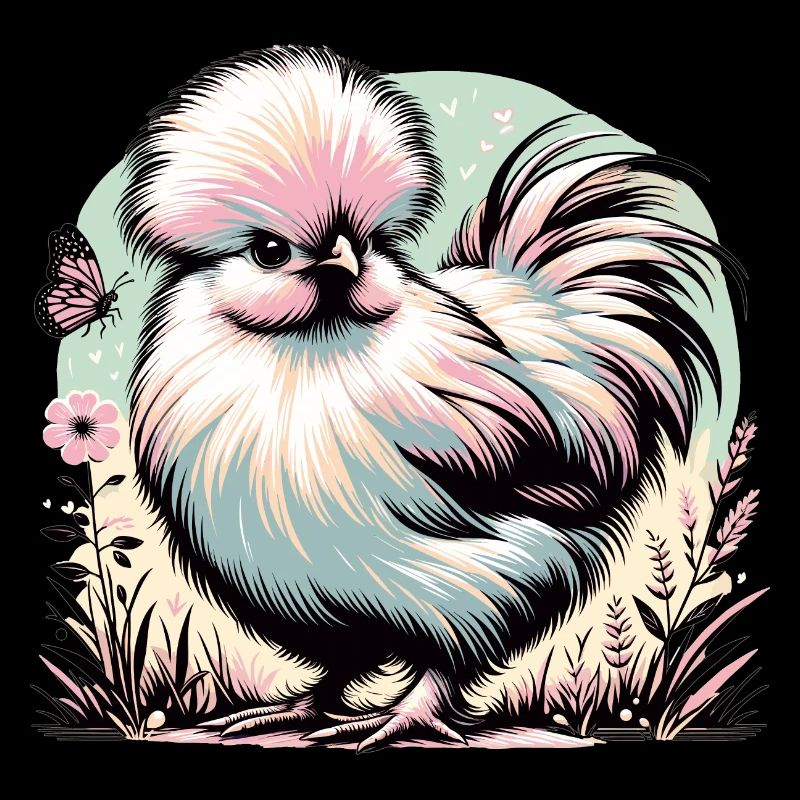 Silkie Chicken Fluffy Chicken Silkies