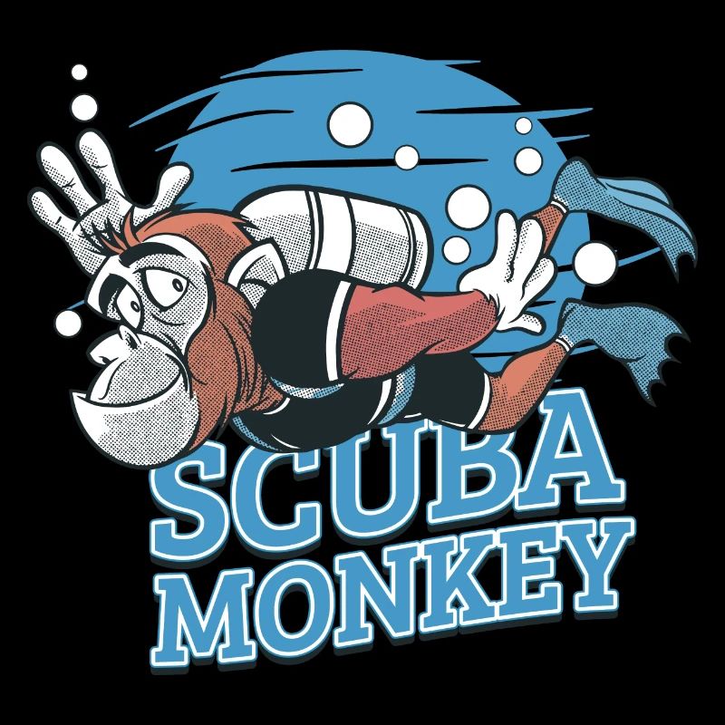 Scuba Monkey - Scuba Diving Chimp