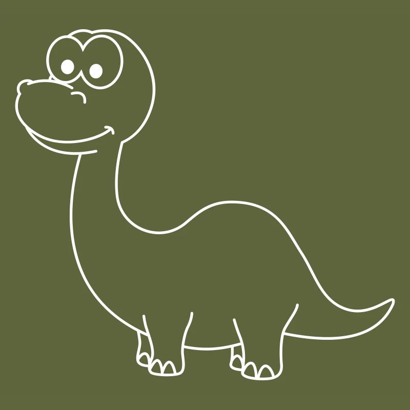 Dinosaur brontosaurus Comic