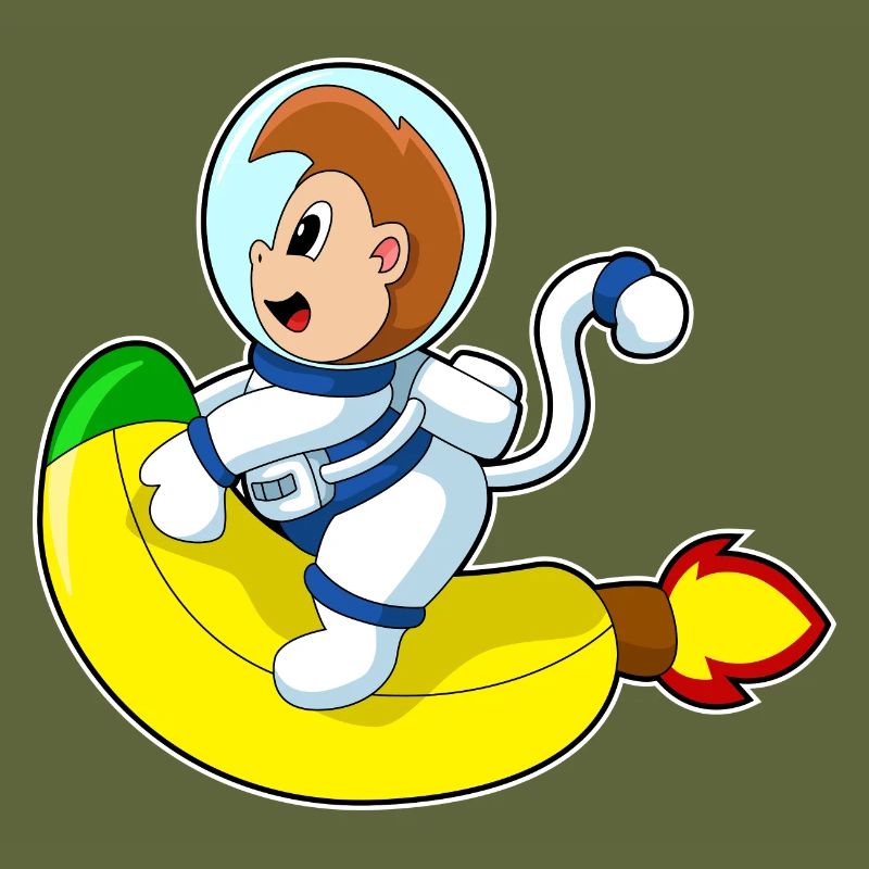 Monkey Banana Astronaute