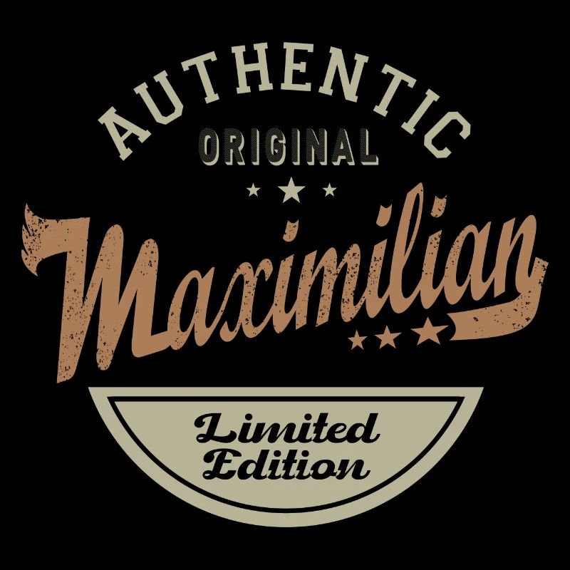 Maximilian Tshirt personalisierter Name maximilian