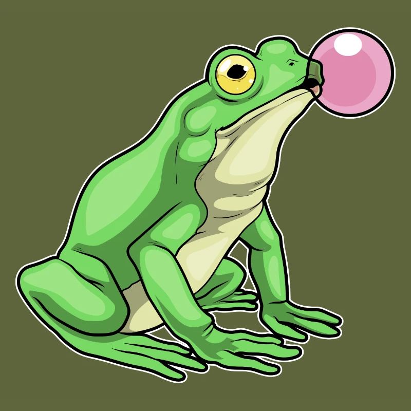 Frog Chewing Gum