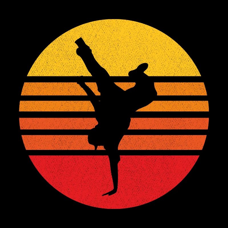 breakdance sunset handstand gift