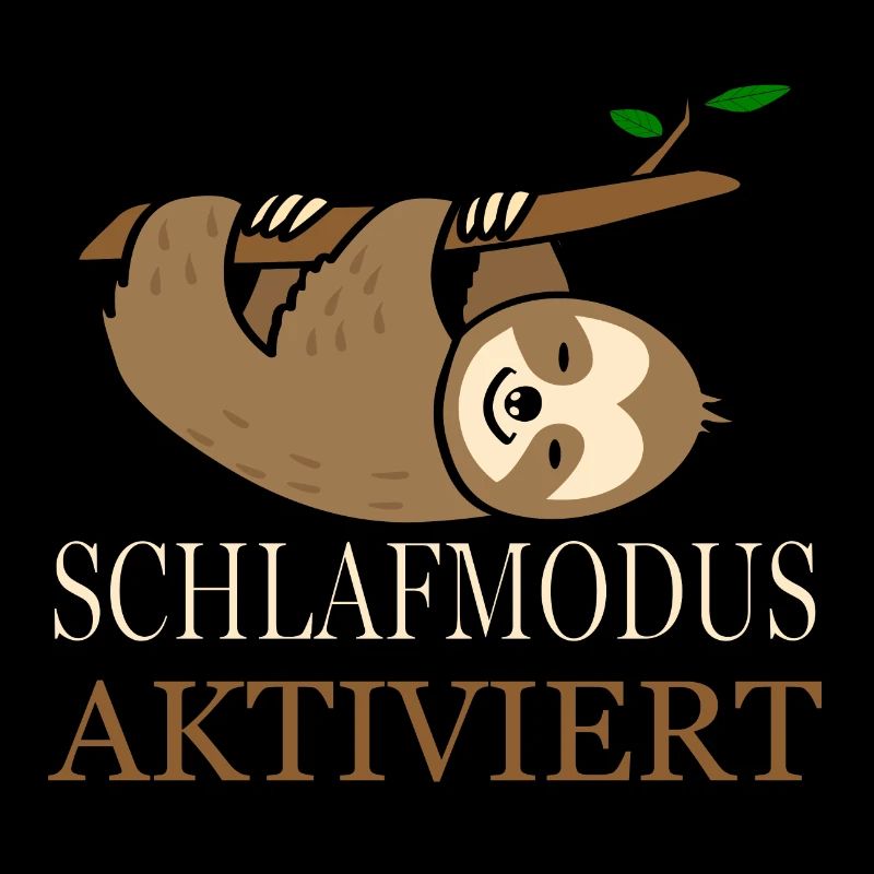 Faultier Schlafmodus Aktiviert Lustig
