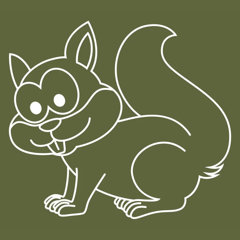 Eichhörnchen Comic Tier
