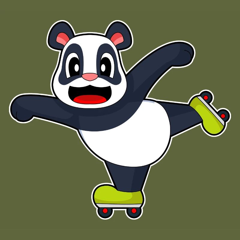 Panda Inline skating Rollschuhe