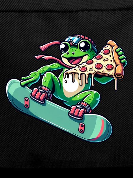 Frog Snowboarder: Pizza Adventure