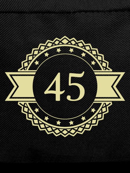 45 Number Emblem