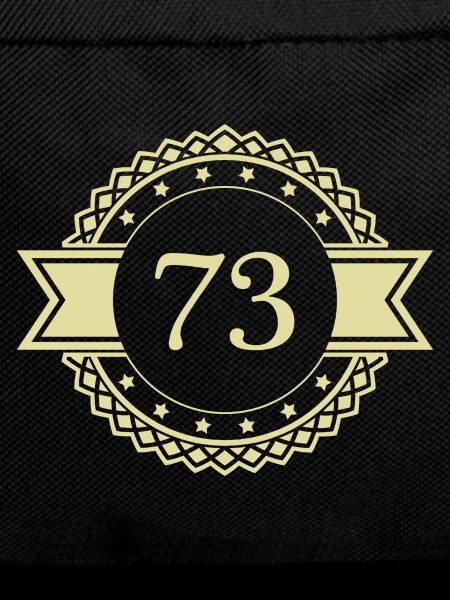 73 Number Emblem