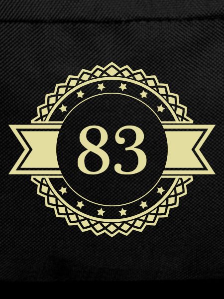 83 Number Emblem