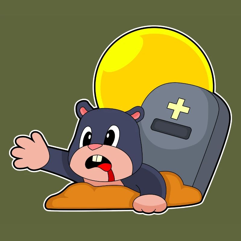 Mole Halloween Grave