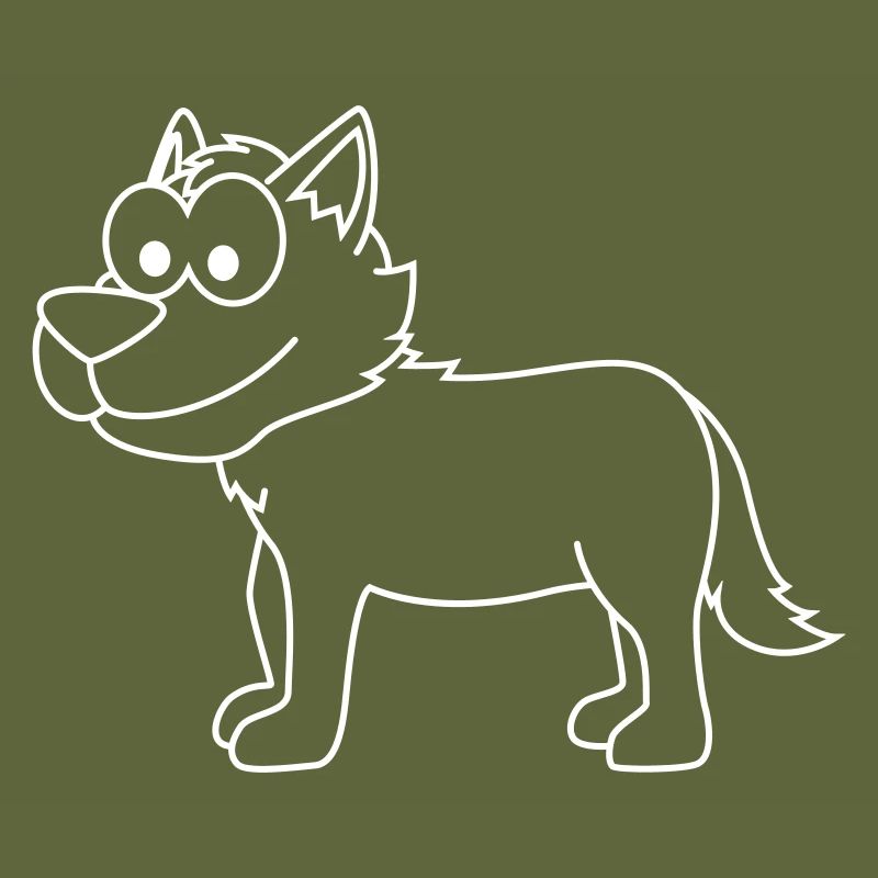 Wolf Comic Animal