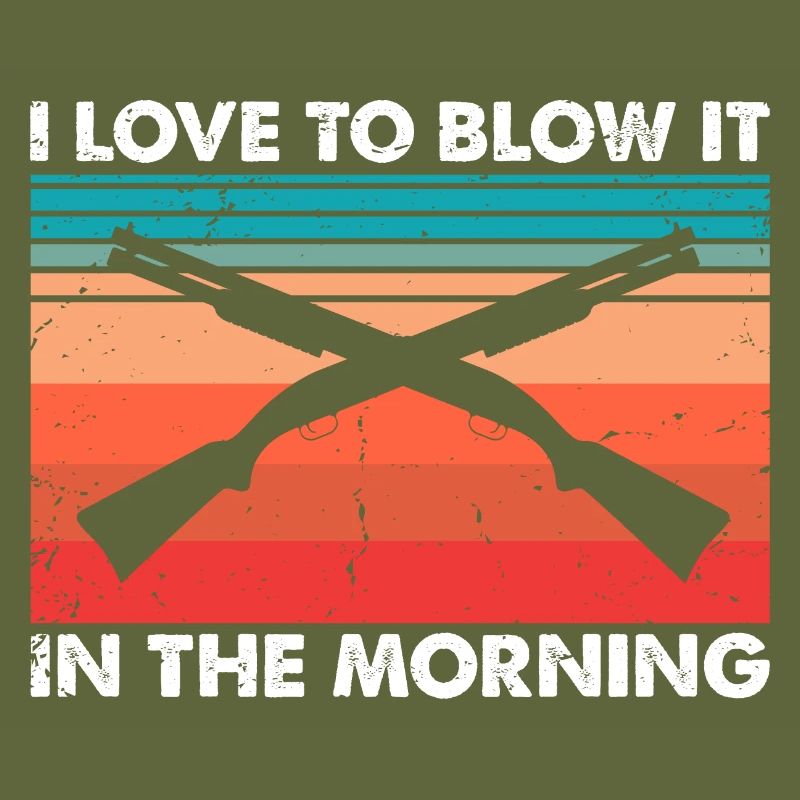 Conception de chasse au canard drôle Conception de chasseurs de canards de chasse