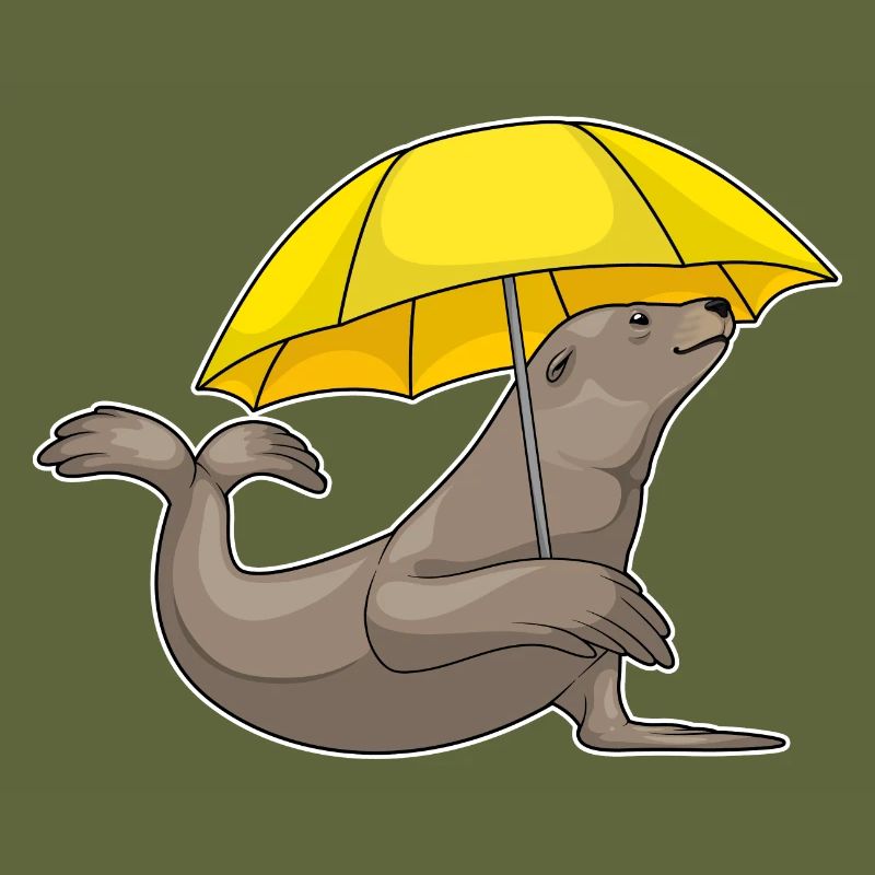 Seal Rain Umbrella