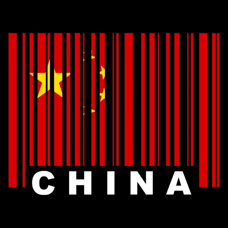 Chine drapeau code à barres EAN GTIN pays