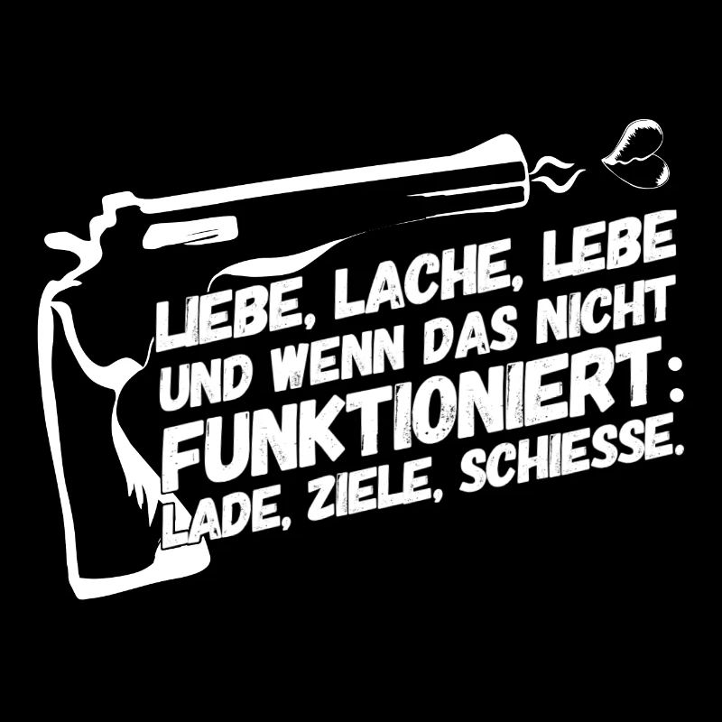 Waffe Pistole Sprüche Witzig