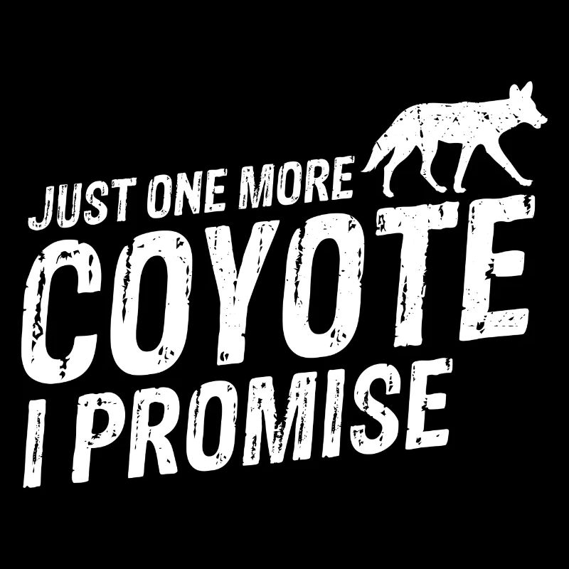 Conception de chasseur de coyote pour la chasse au coyote