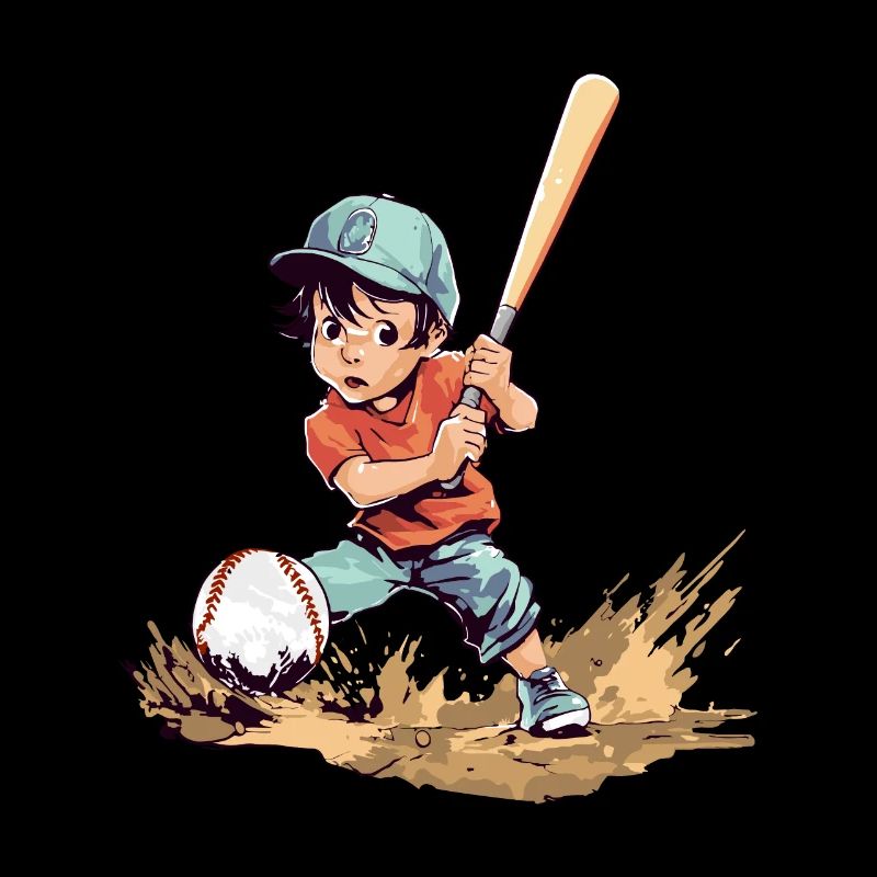 Baseball Playing Boy - Baseball pour enfants