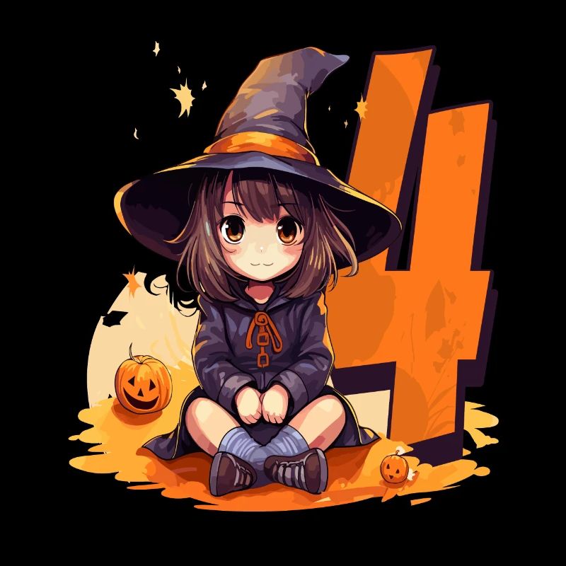 Witch Birthday Costume – Four Years
