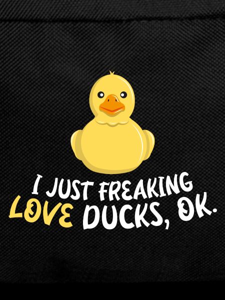 I just like ducks, okay?
