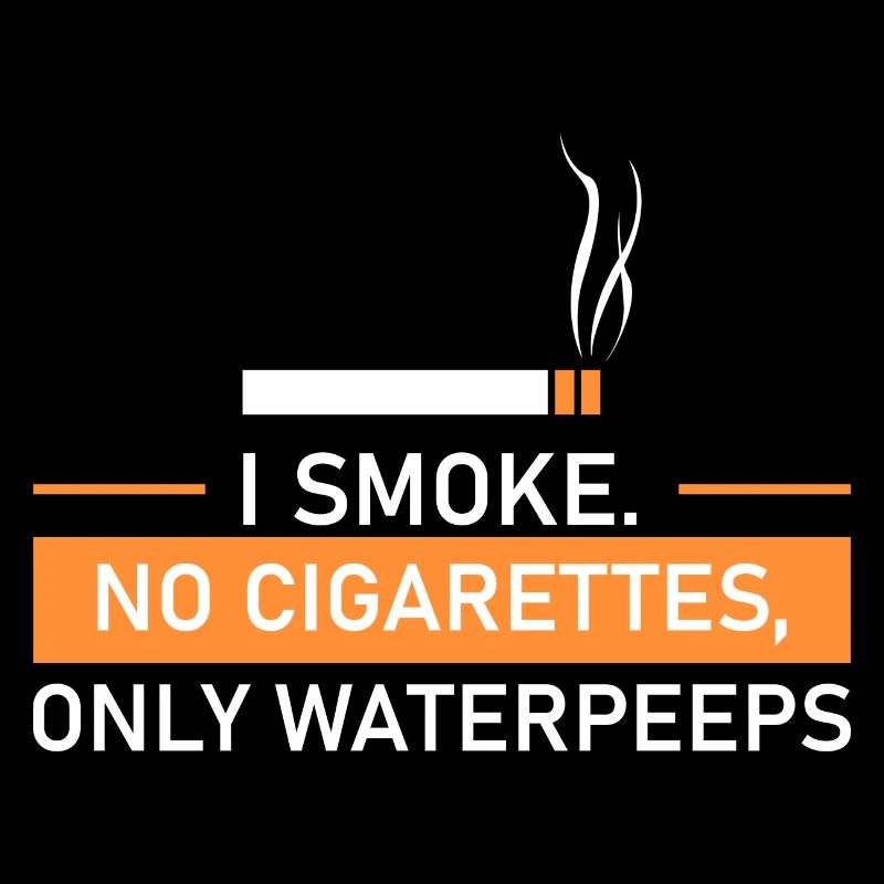 Pas de cigarettes, juste des narguilés.
