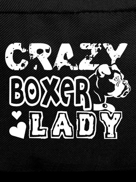 Boxer Dog Crazy Boxer Lady