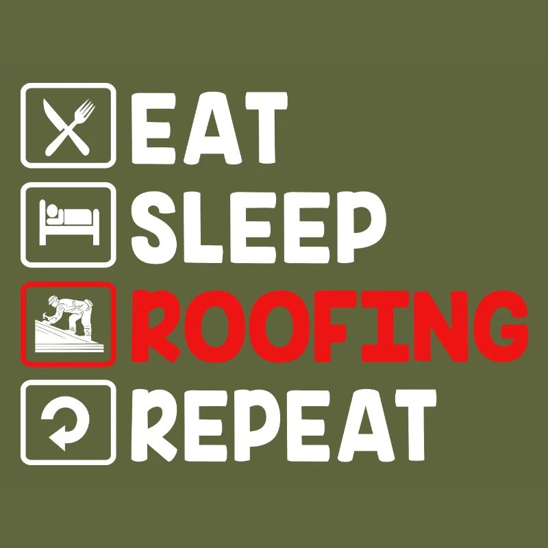 Dachdecker Handwerker Beruf Spruch