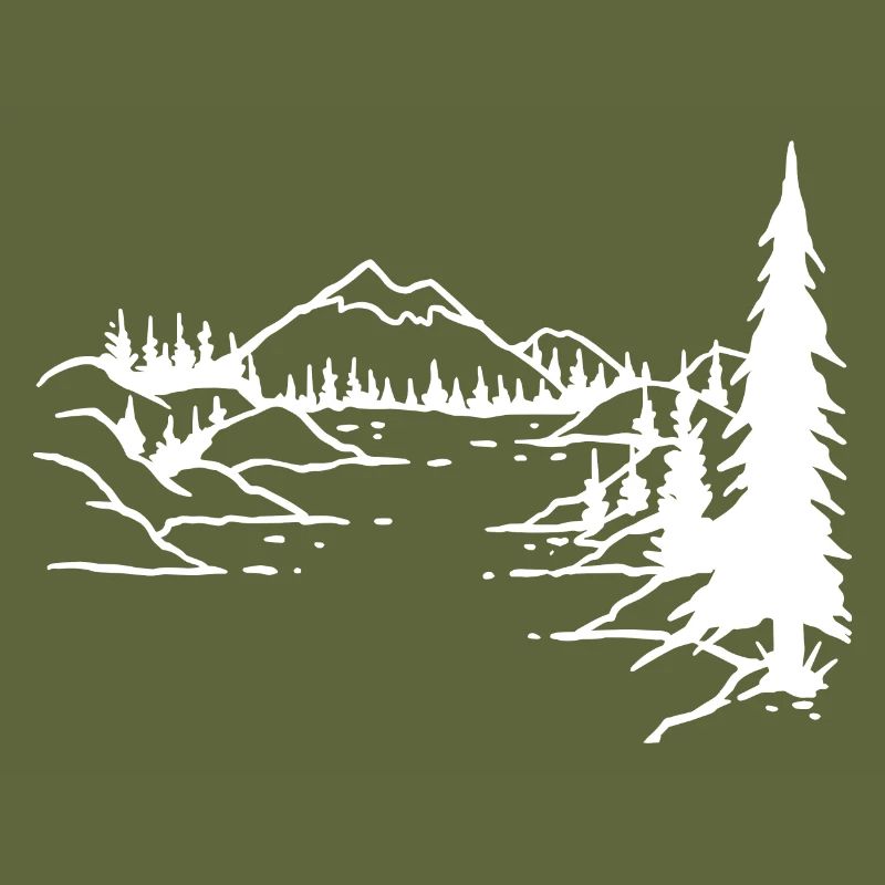 Landscape Mountains Lakes