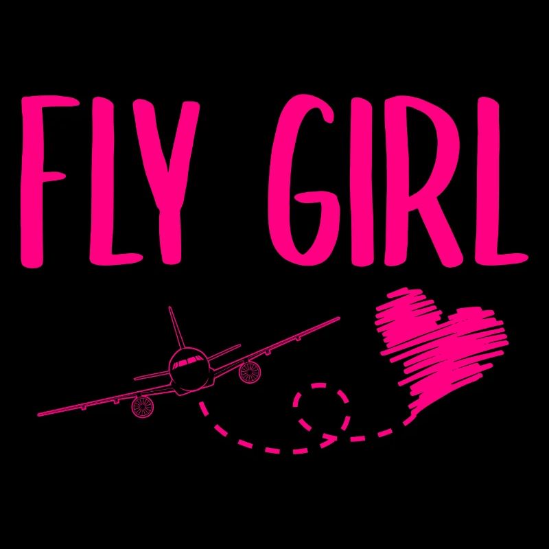 Flugzeug Pilot Fliegen Liebe Mädchen I Geschenk