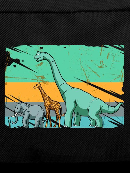 Brachiosaurus Dinosaurier Giraffe Elefant Mensch