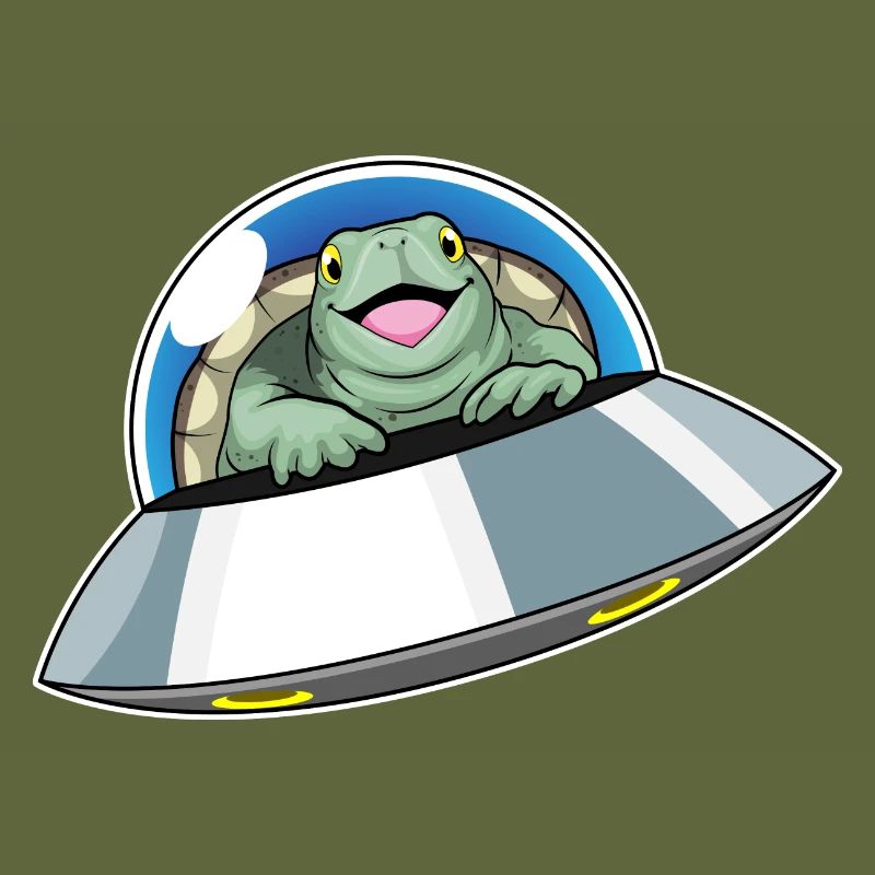 Turtle Spaceship Space