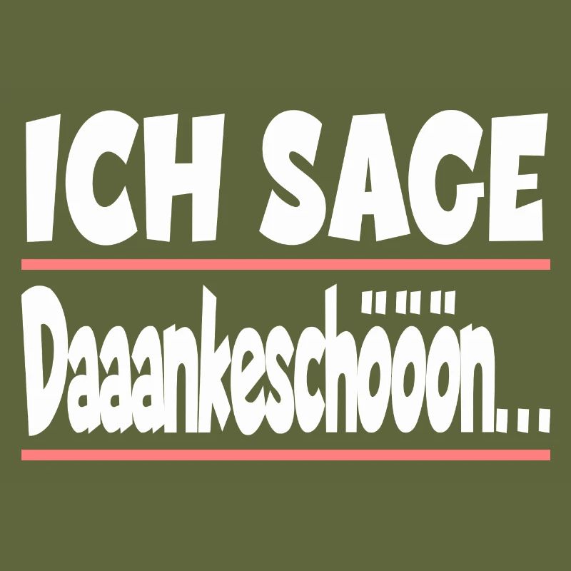 Ich sage Dankeschön für einen Kollege oder