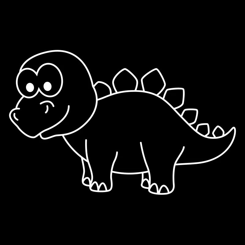 Dinosaure stégosaure Comic