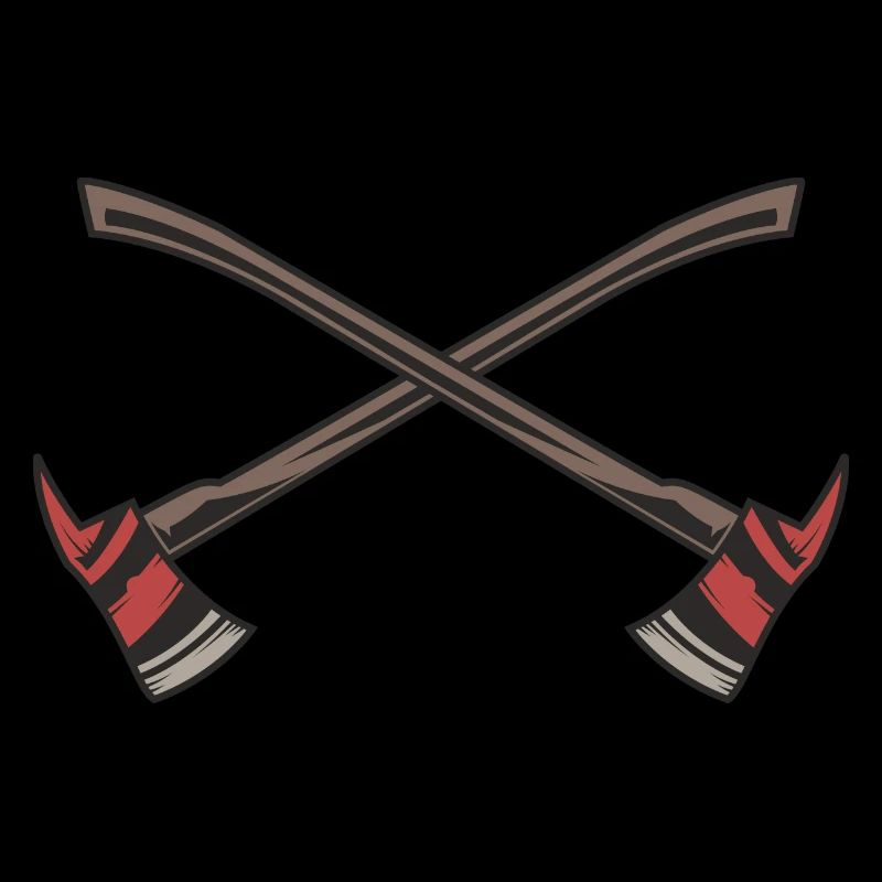 Fire brigade axes crossed
