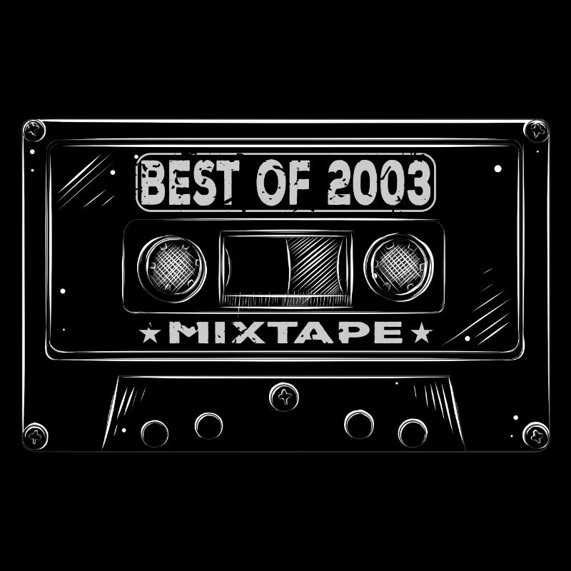 2003 Birthday Mixtape Cassette Retro