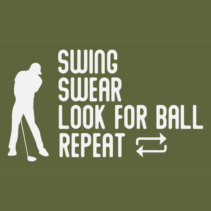 Golf sarcastique blague golf golf golf