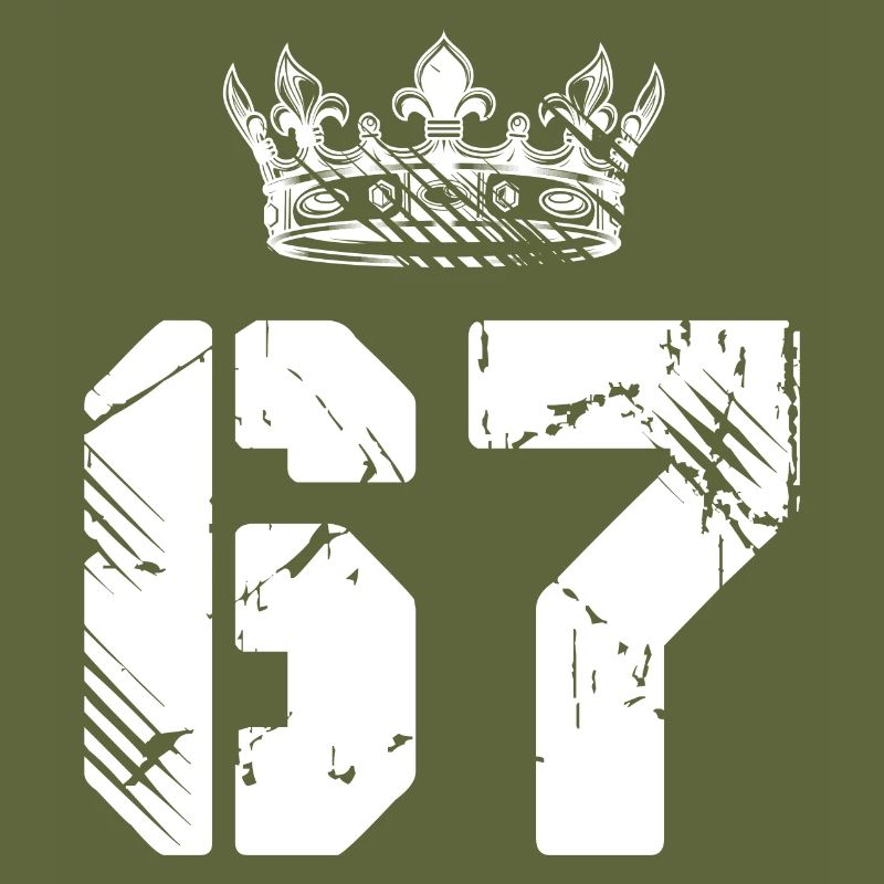 67 Number crown