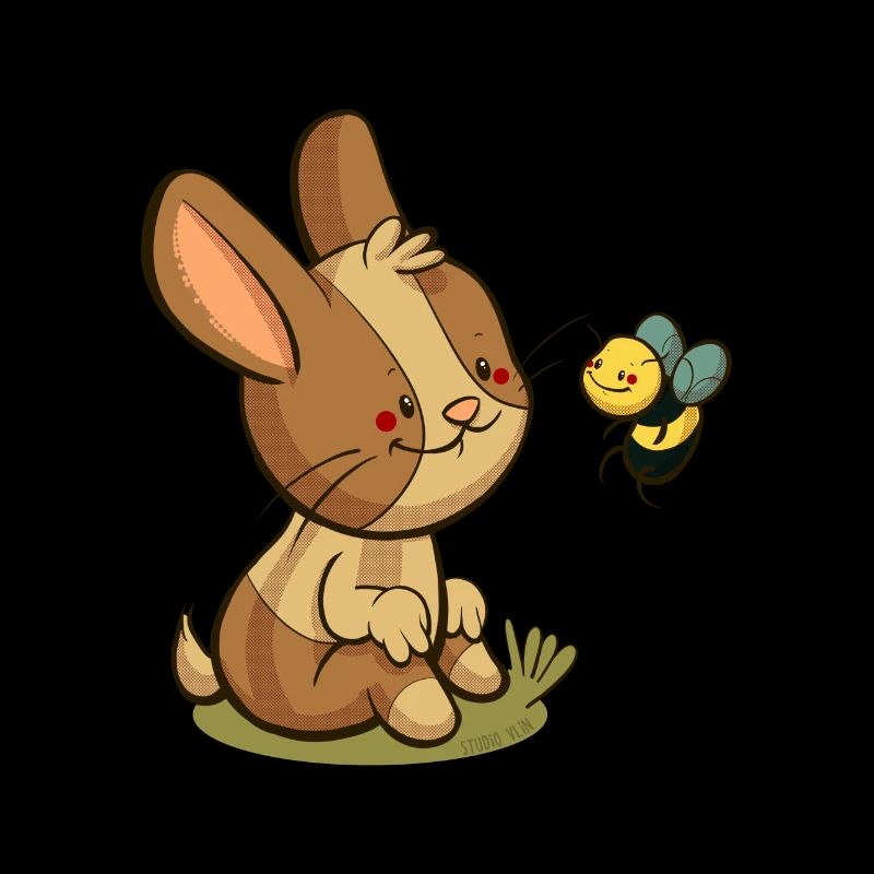 Lapin et abeille
